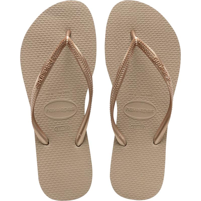 CHINELO HAVAIANAS (FEMININO) SLIM 37/8 ROSE GOLD - HAVAIANAS PAR