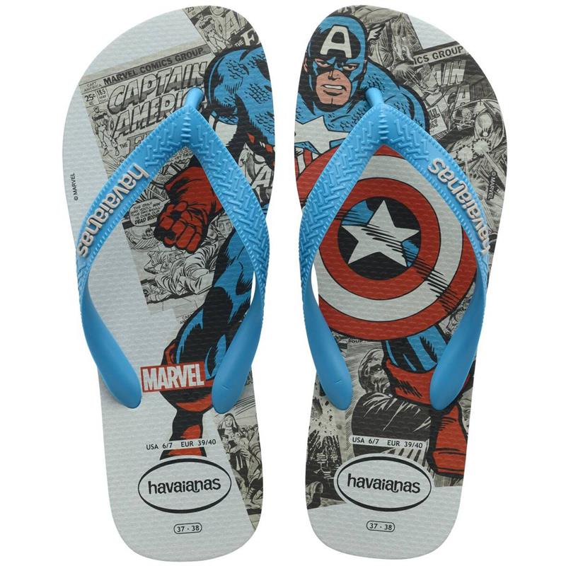 CHINELO HAVAIANAS (LICENCIADO) MARVEL CLASSICS 43/4 TURQUESA - HAVAIANAS PAR
