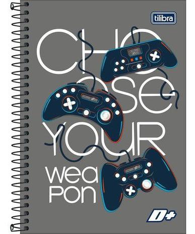 Caderno Espiral 1X1 Capa Dura Tilibra D+ 96Fls