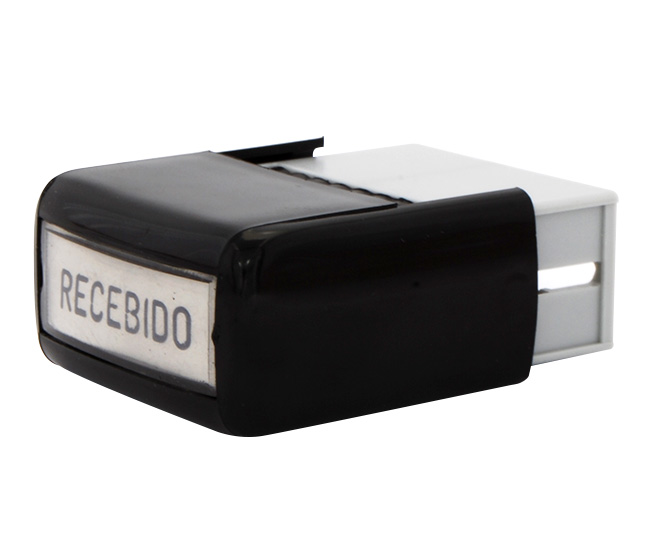 Carimbo Automatico C/Tinta Recebido Carbrink