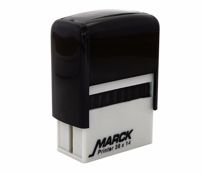 Carimbo Marck Printer 14X38Mm Preto