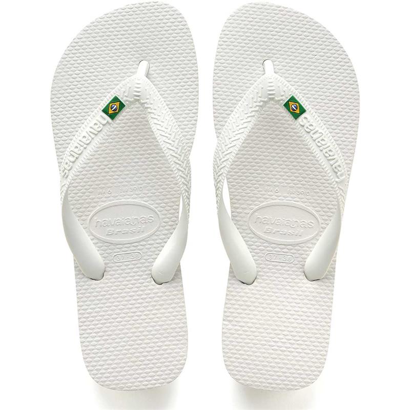 CHINELO HAVAIANAS (UNISSEX) BRASIL 45/6 BRANCO - HAVAIANAS PAR