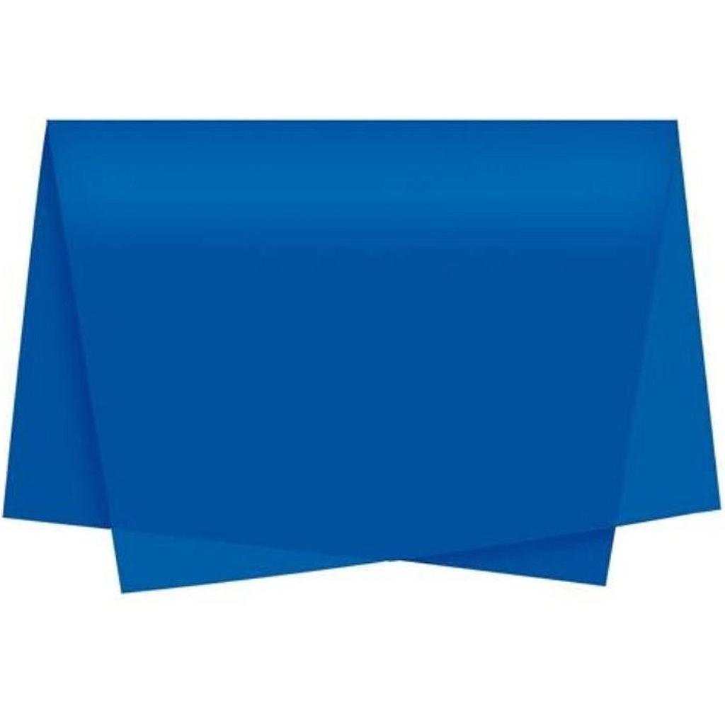 PAPEL SEDA VMP 48 X 60CM AZUL ESCURO  COM 100