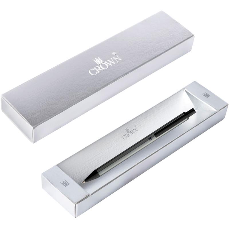 CANETA ESFEROGRÁFICA METALIC ESFERA FUME - CROWN UNIDADE