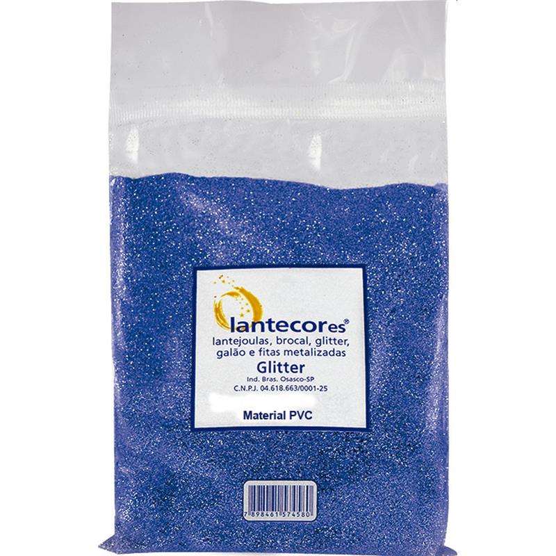 GLITTER PVC AZUL 500G LANTECOR