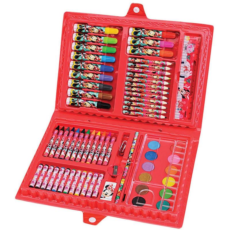 MALETA PARA PINTURA MINNIE COMPLETA PLAST. 72ITENS - MOLIN UNIDADE