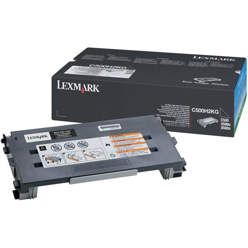 CARTUCHO DE TONER ORIGINAL LEXMARK C500H2KG PRETO C500 - LEXMARK UNIDADE