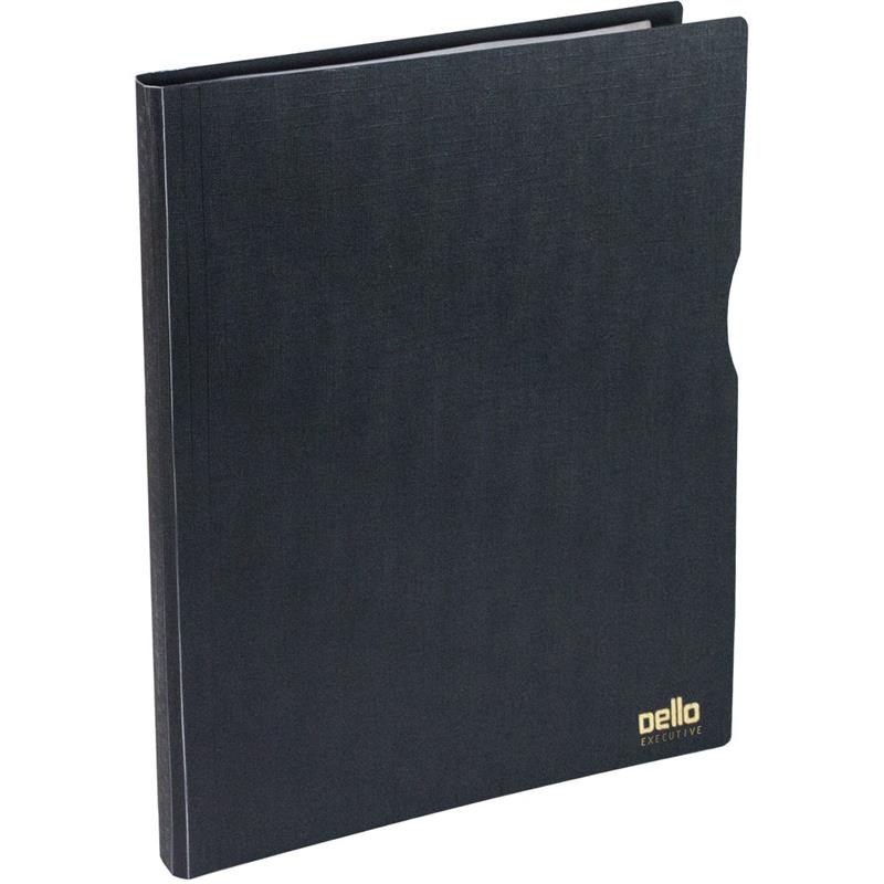 PASTA CATÁLOGO A4 30 ENV. EXECUTIVA PRETA - DELLO UNIDADE