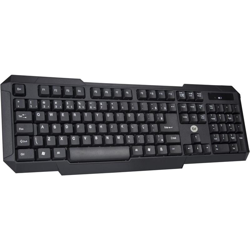 KIT PERIFÉRICOS TECLADO E MOUSE COM NANO RECEPTOR - BRIGHT KIT