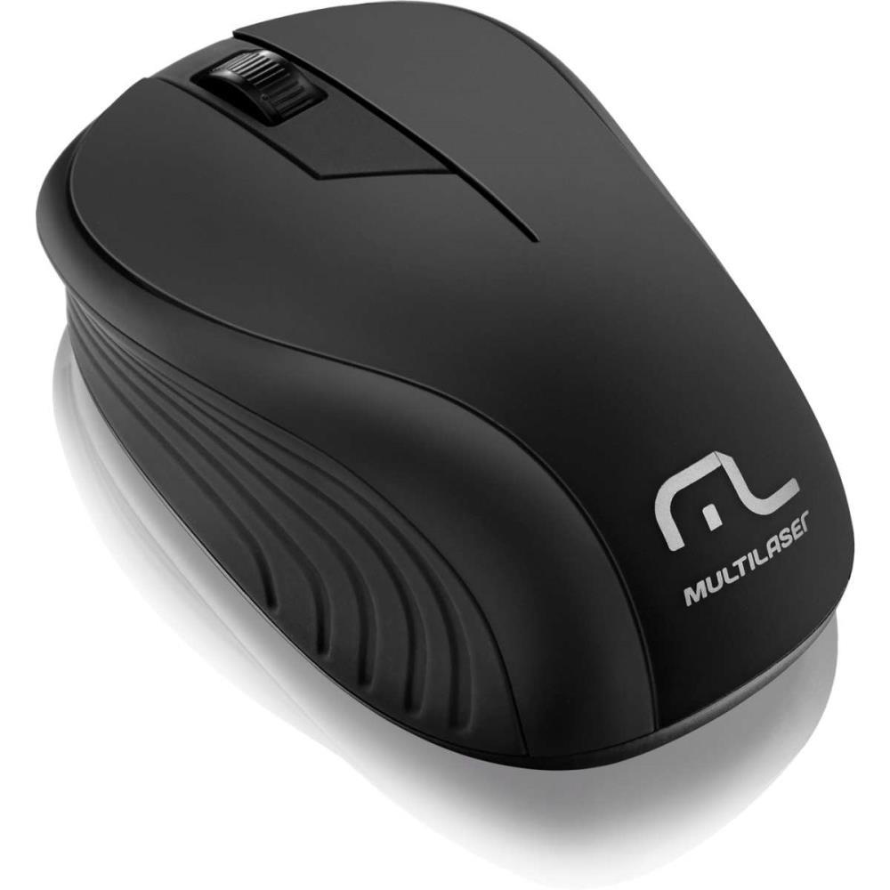 MOUSE MULTILASER S/FIO USB WAVE PRETO MO212