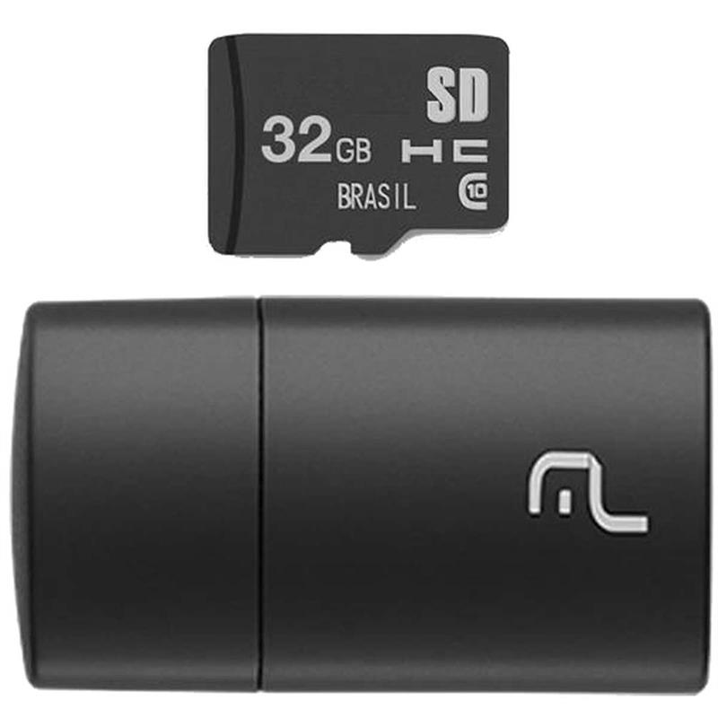 PEN DRIVE USB KIT 2 EM 1 32 GB MICRO SD COM ADAPTADOR - MULTI UNIDADE