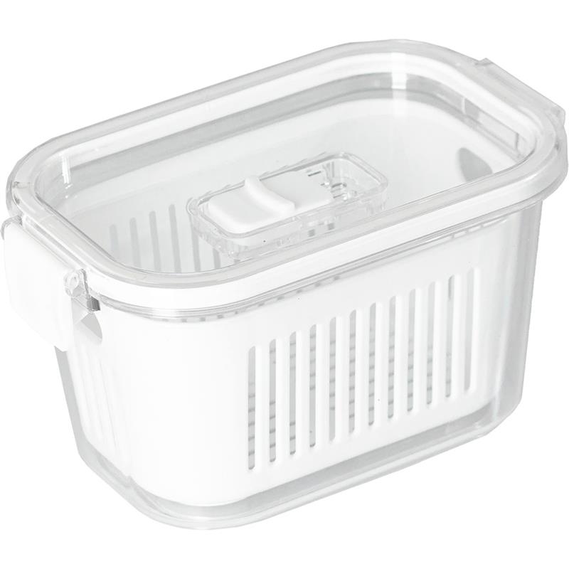 POTE ACRÍLICO HERMETIC SLIM 1780 ML BRANCO - PARAMOUNT UNIDADE