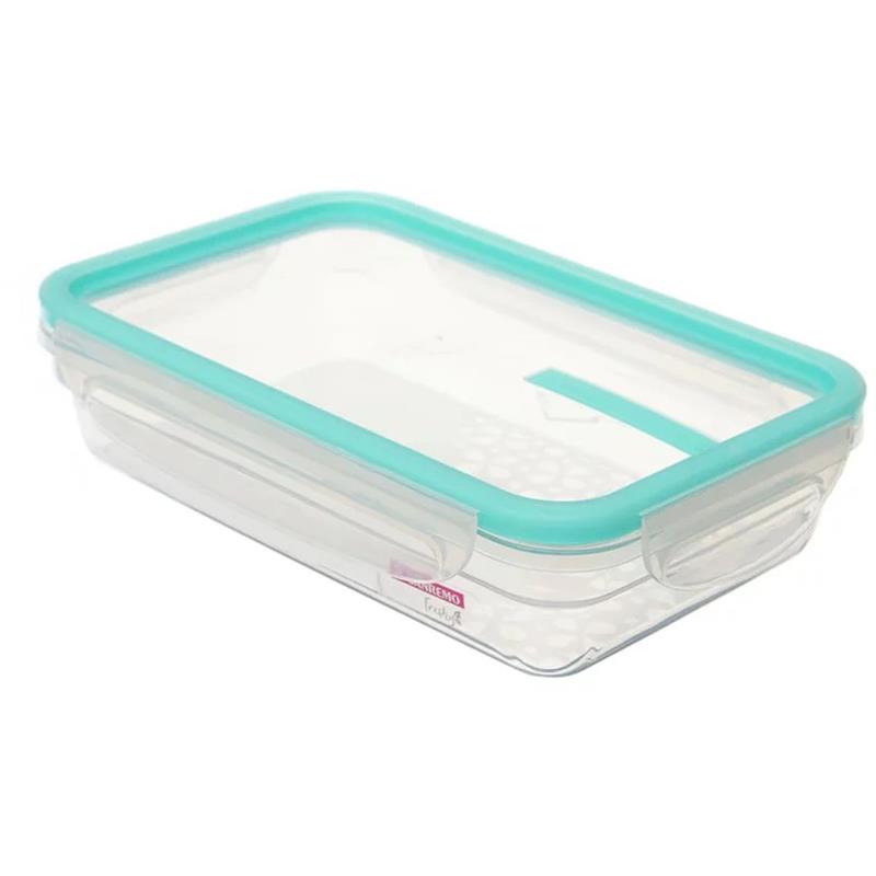 POTE PLÁSTICO COM TRAVAS FRESHY 820 ML - SANREMO UNIDADE