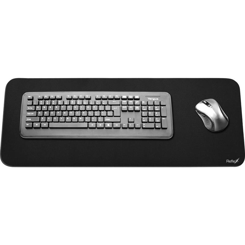MOUSE PAD P/TECLADO/MOUSE PRETO 75X27CM - REFLEX UNIDADE