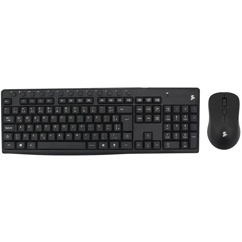 KIT DE PERIFÉRICO TECLADO+MOUSE WIRELESS 2.4GHZ - SANTANA CENTRO UNIDADE