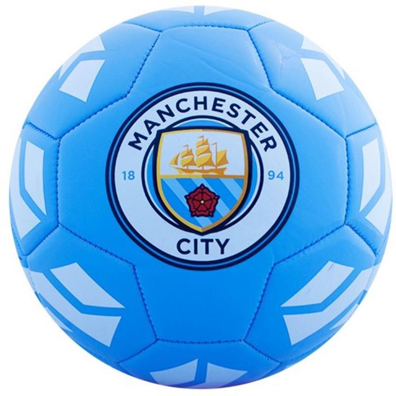 BOLA DE FUTEBOL DE CAMPO MANCHESTER CITY MUNDIAL N°3 AZUL - SPORTCOM UNIDADE