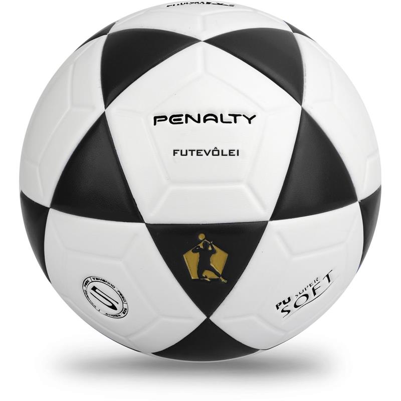 BOLA DE FUTEVÔLEI BRANCA E PRETA - PENALTY UNIDADE