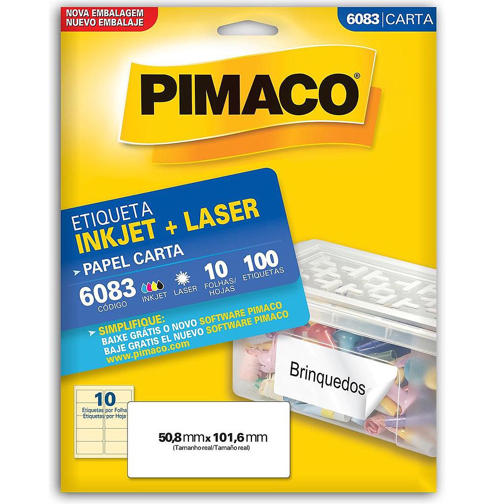ETIQUETA PIMACO CARTA 6083 - 10FLS