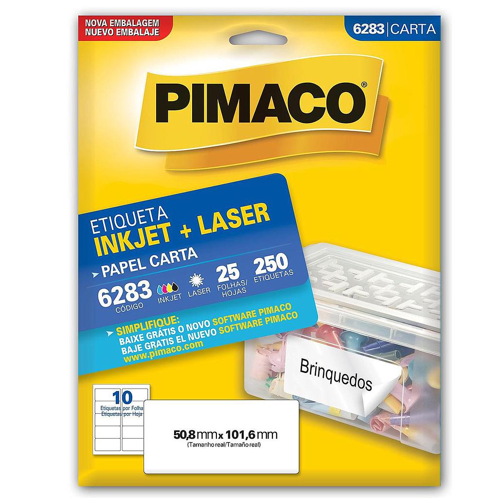 ETIQUETA PIMACO CARTA 6283 - 25FLS