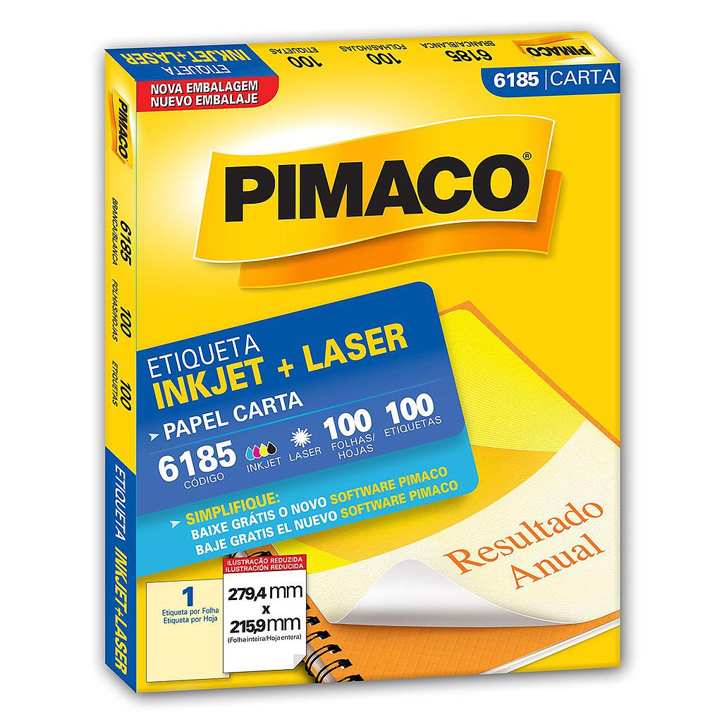 ETIQUETA PIMACO CARTA 6185 - 100FLS