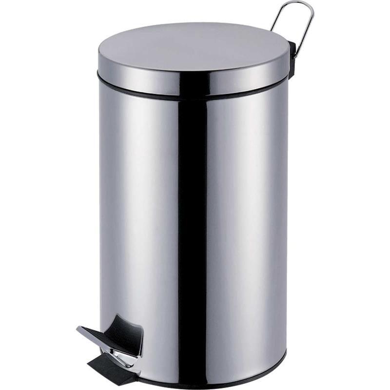 LIXEIRA AGATA INOX COM PEDAL 12 L - MOR UNIDADE