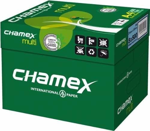 PAPEL SULFITE CHAMEX A4 BRANCO 75g CAIXA COM 2500