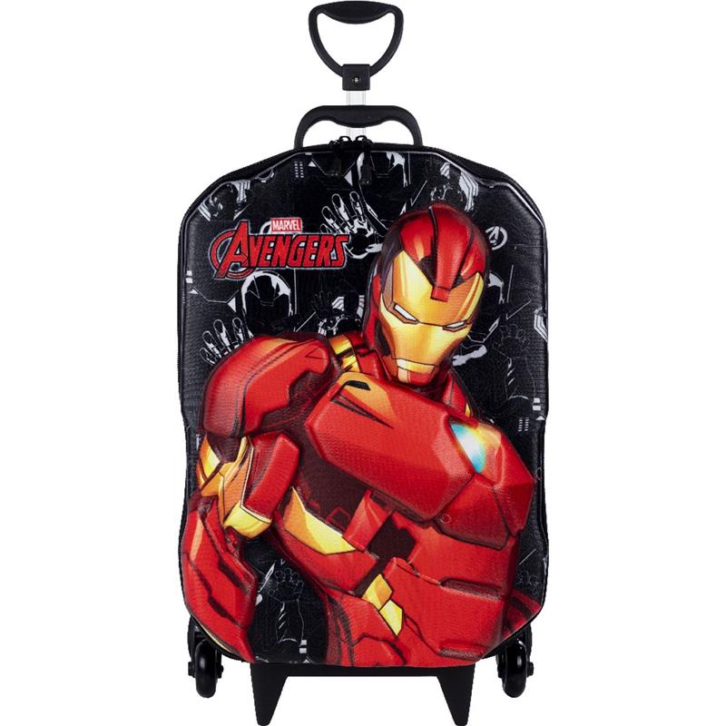 MOCHILA INFANTIL COM RODINHA HOMEM DE FERRO - MAXTOY UNIDADE
