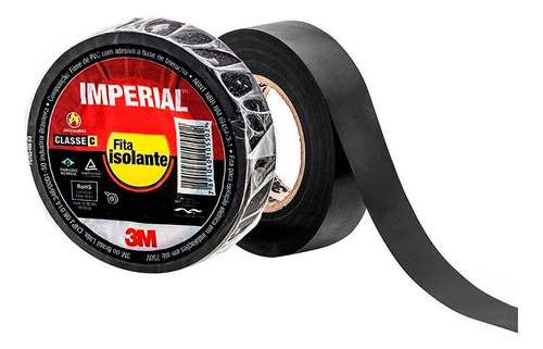 Fita Isolante Imperial 3M 18Mm X 20M Unidade