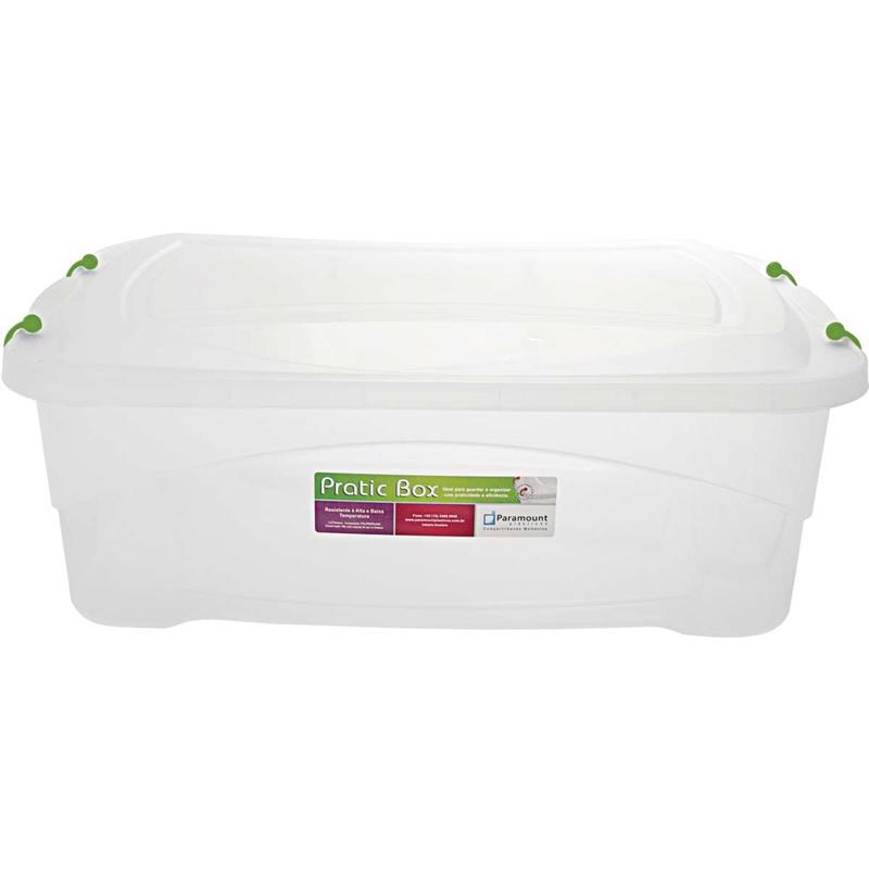 CAIXA PLÁSTICA MULTIUSO PRATIC BOX 45L 66X44X21CM. - PARAMOUNT UNIDADE