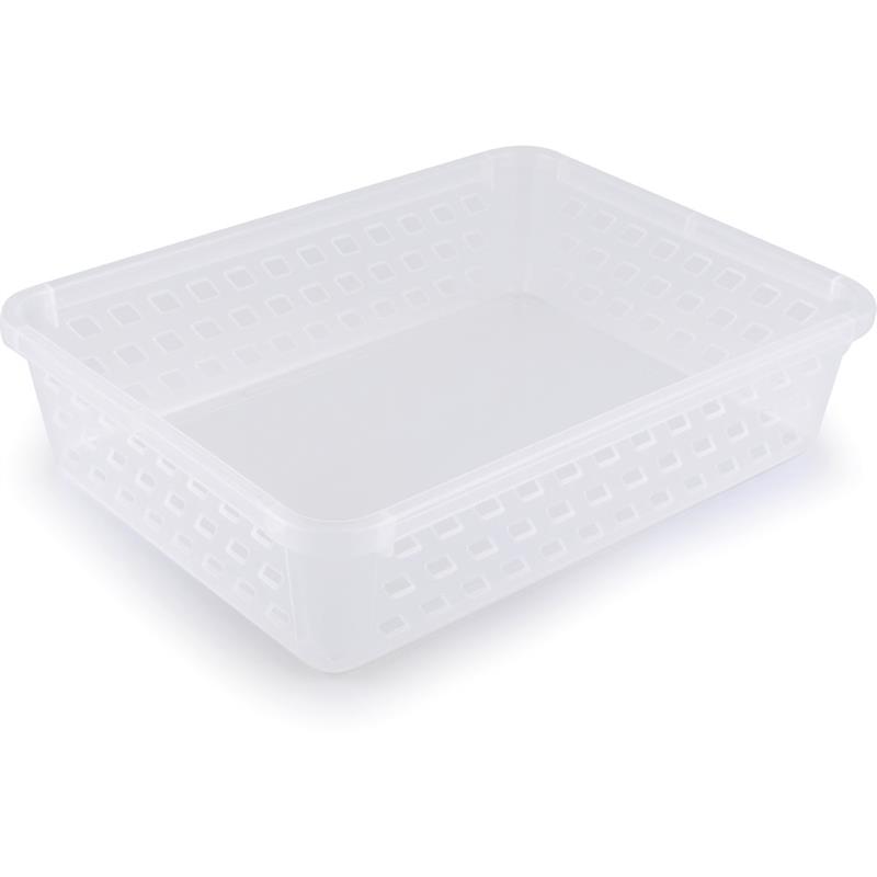 CESTA ORGANIZADORA GRANDE 25X19X6CM - PLASUTIL UNIDADE