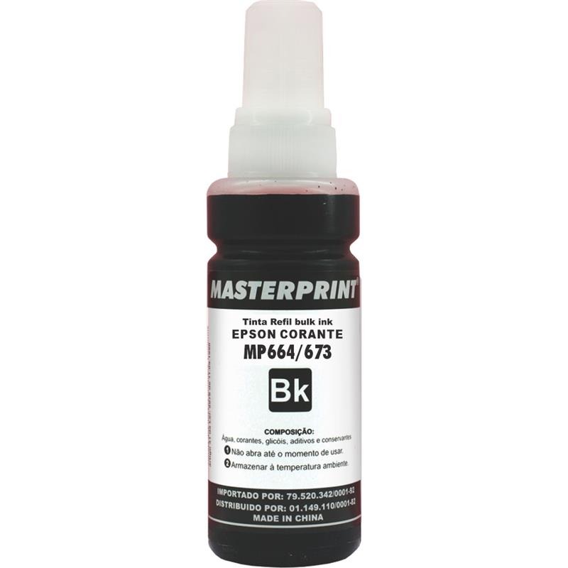 REFIL DE TINTA EPSON COMPATÍVEL 664 PRETO 100 ML - MASTERPRINT UNIDADE