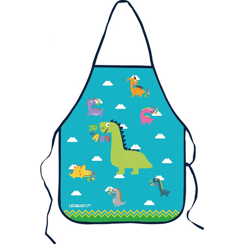 AVENTAL ESCOLAR DECORADO DINO INFANTIL - LEONORA UNIDADE