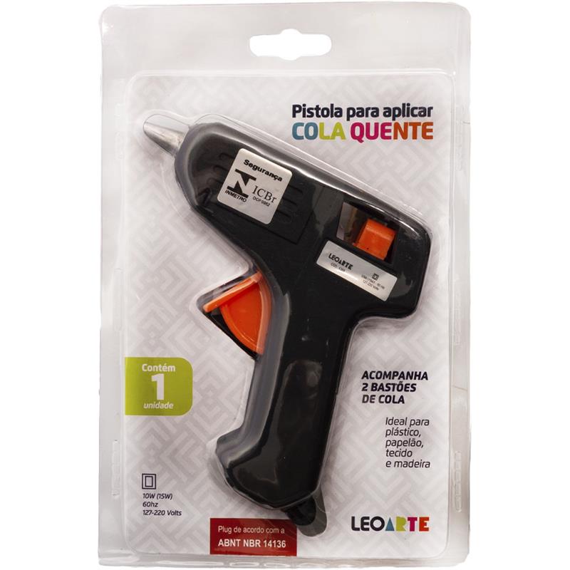 PISTOLA DE COLA QUENTE 10W BIVOLT PEQUENA - LEONORA UNIDADE