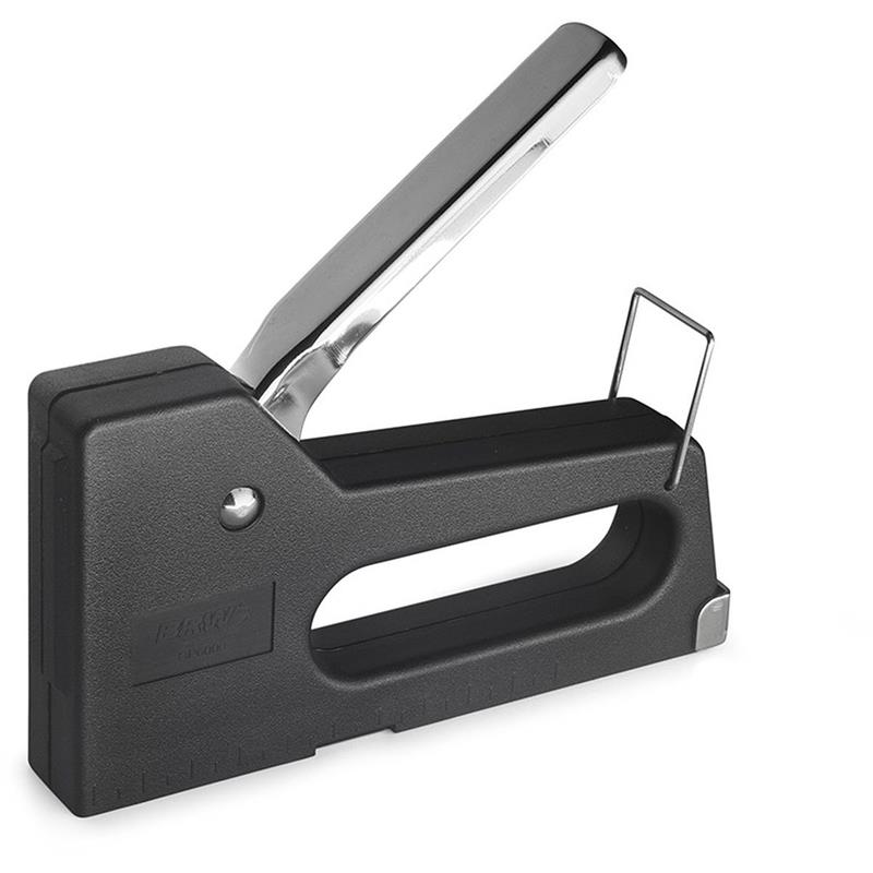 GRAMPEADOR TAPECEIRO PISTOLA PLÁSTICA 106/6 14,5 CM PRETO - BRW UNIDADE