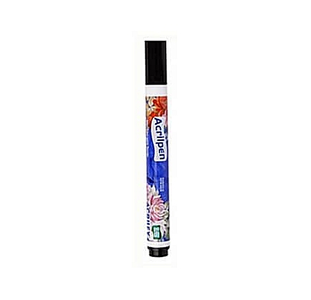 Caneta P/ Tecido Acrilpen 520 Preto Acrilex