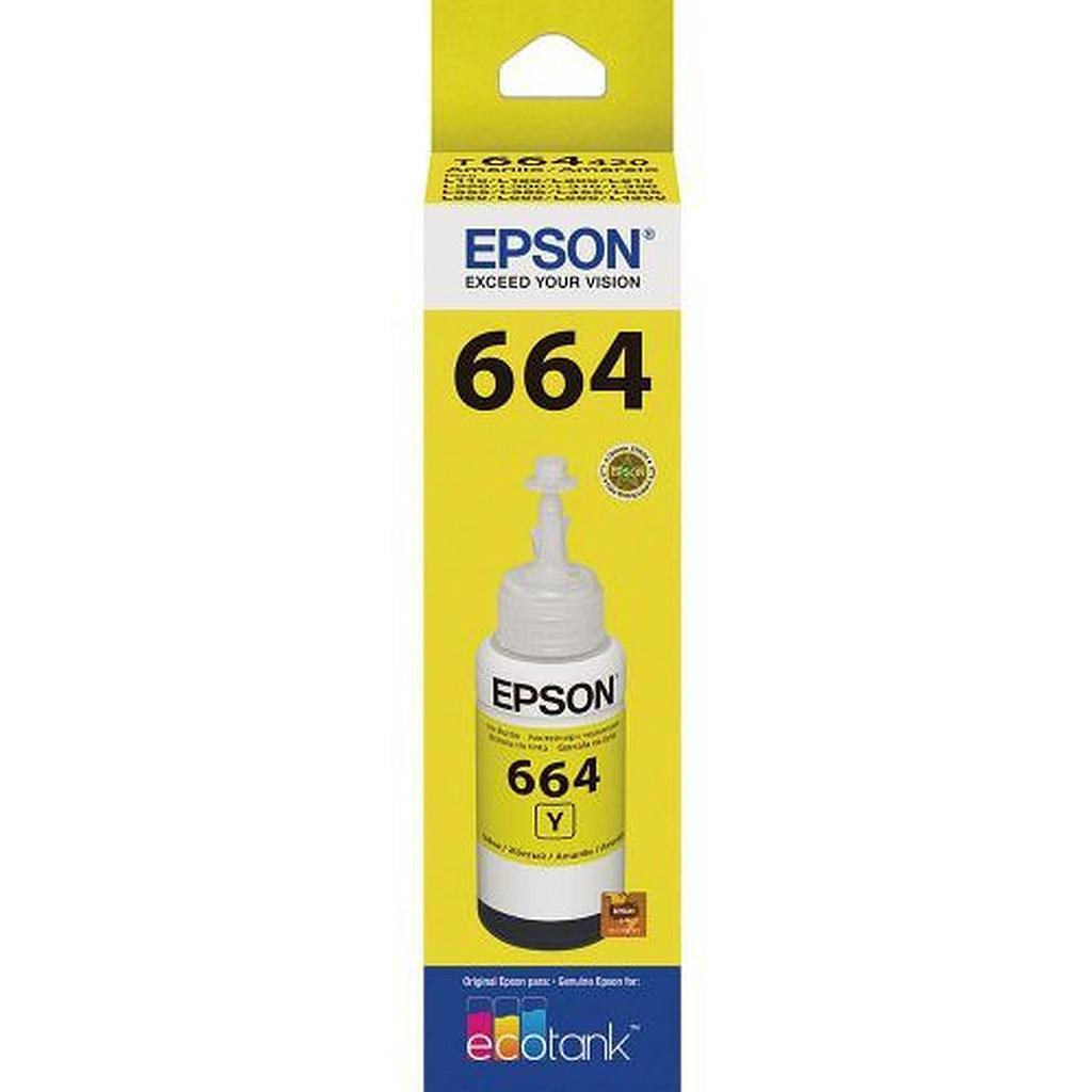Tinta Epson 664 Ecotank Amarelo 70Ml