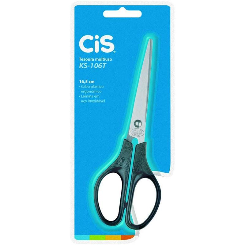 TESOURA CIS OFFICE KS-106T 16,5CM. - SERTIC UNIDADE