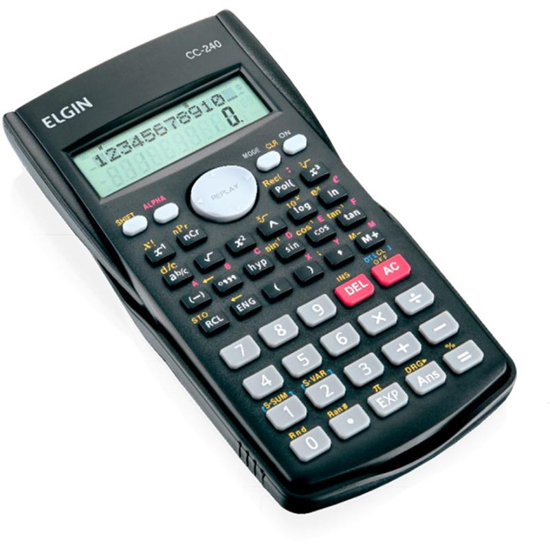CALCULADORA CIENTÍFICA 240 FUNÇÕES - ELGIN UNIDADE