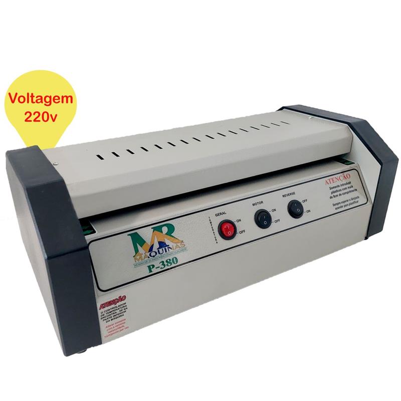 MÁQUINA PLASTIFICADORA A3 P-380 220V - MR MAQUINAS UNIDADE