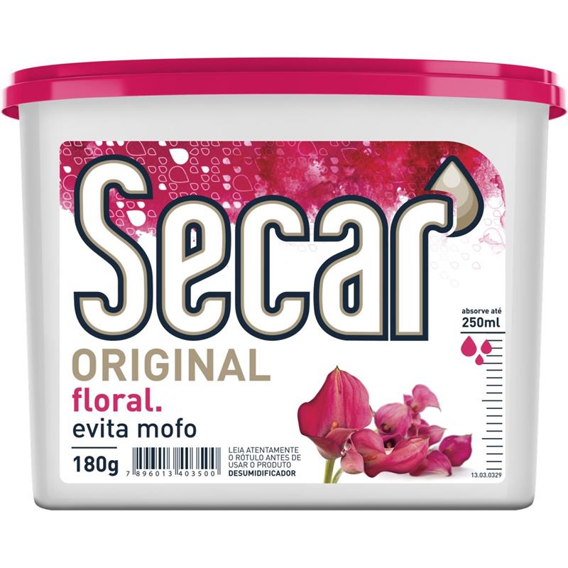 DESUMIDIFICADOR SECAR ORIGINAL FLORAL 180 G - SOIN UNIDADE