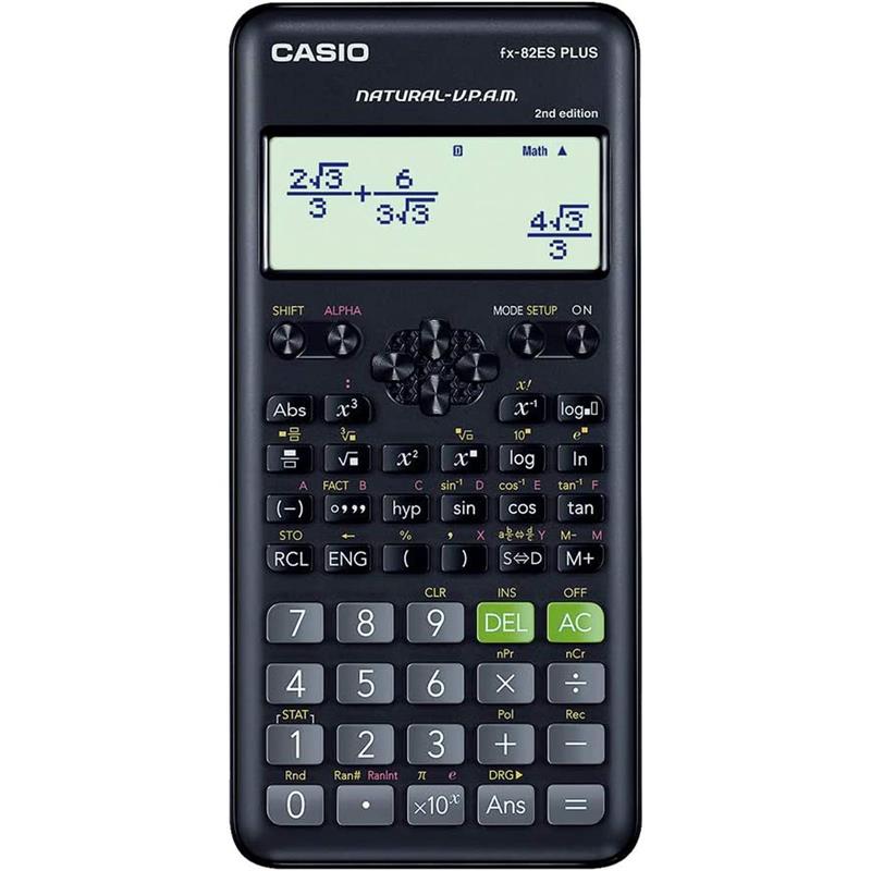 CALCULADORA CIENTIFICA FX82 ESP. 252 FUNCOES PRETA - CASIO UNIDADE