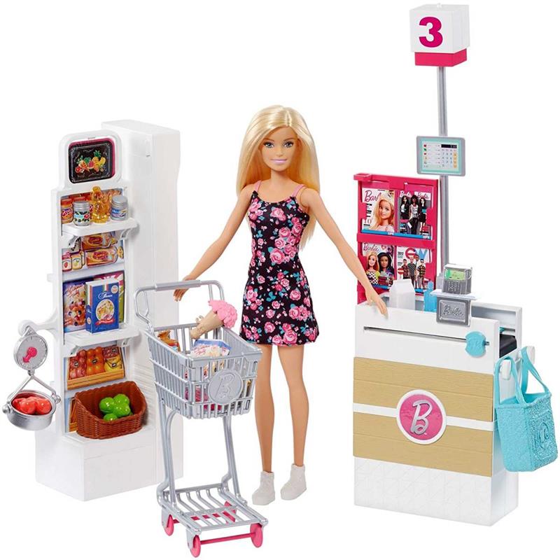 BARBIE ESTATE CONJUNTO SUPERMERCADO COM BONECA - MATTEL UNIDADE
