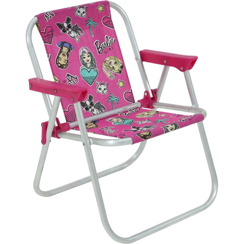CADEIRA PARA PISCINA E PRAIA BARBIE 30 KG 39 CM X 41,5 CM X 49,5 CM - BEL UNIDADE