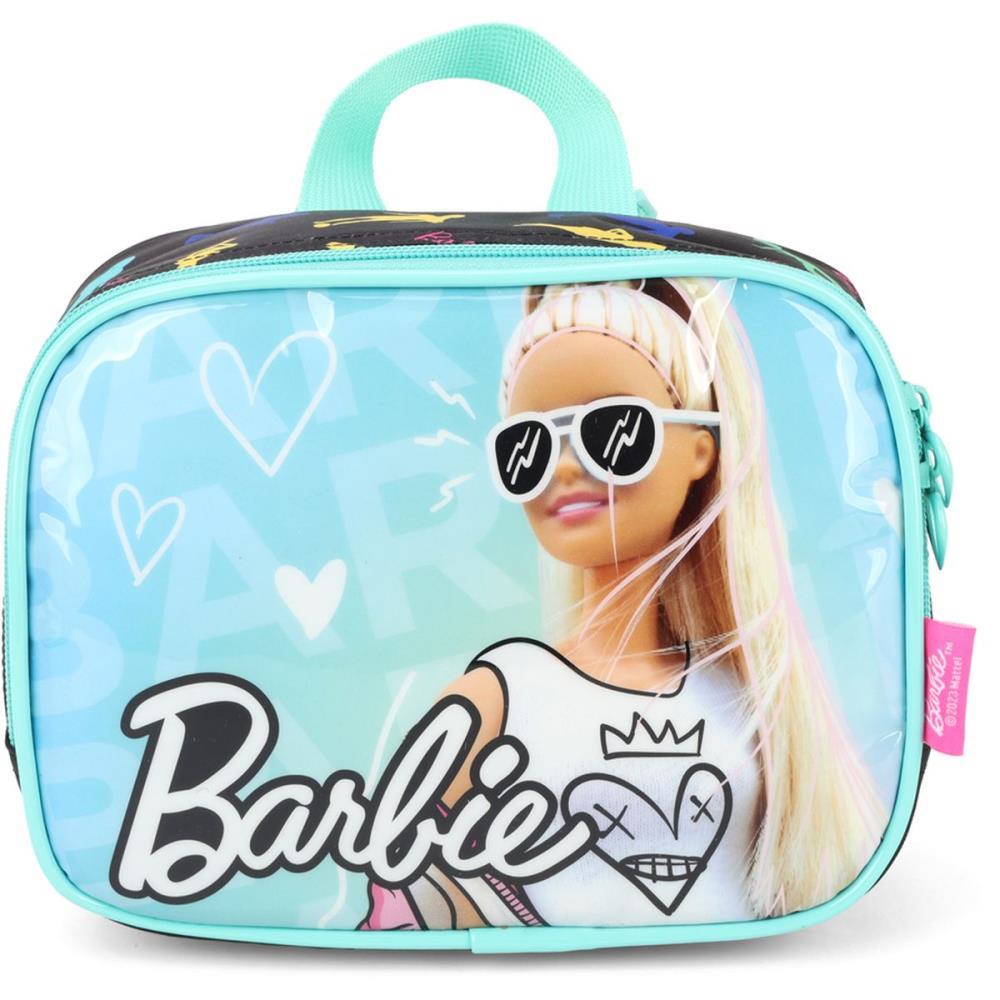 LANCHEIRA TÉRMICA BARBIE MÃO E COSTA VERDE - LUXCEL UNIDADE
