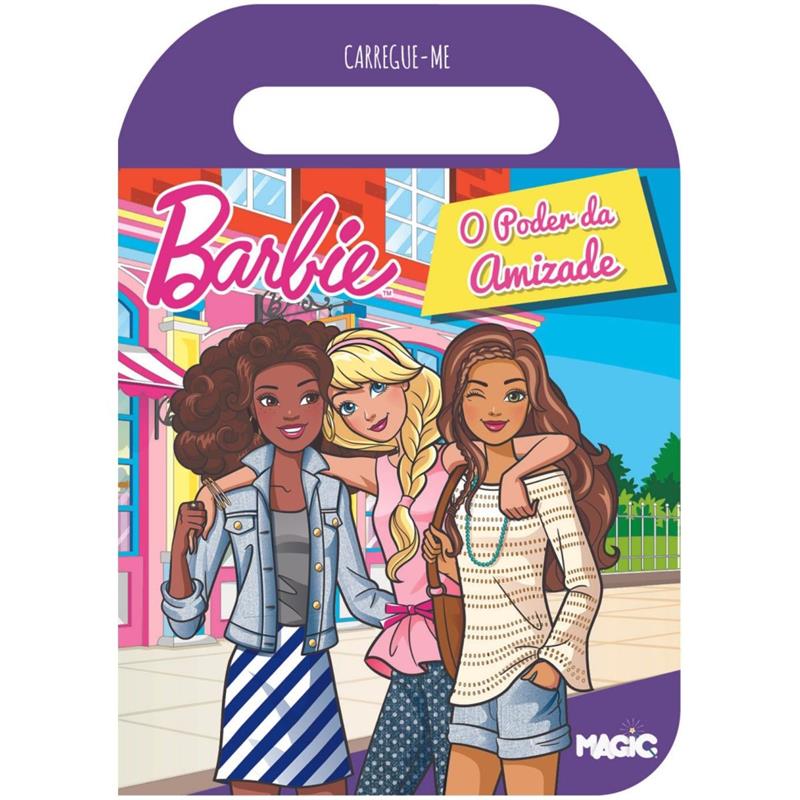 LIVRO INFANTIL COLORIR BARBIE CARREGUE ME COM 32 PÁGINAS - MAGIC KIDS UNIDADE