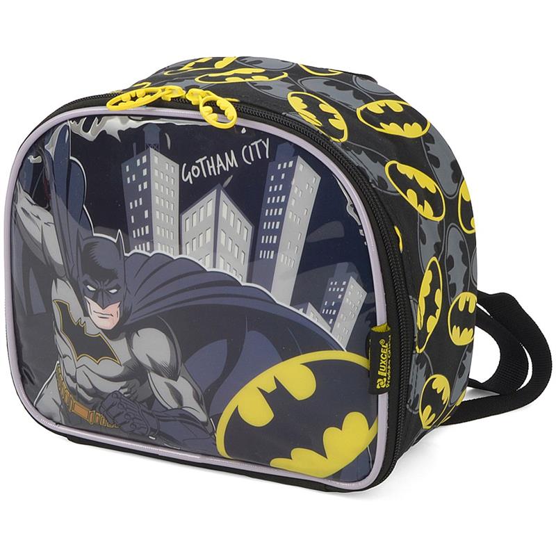 LANCHEIRA TÉRMICA BATMAN MÃO E COSTAS AMARELO - LUXCEL UNIDADE