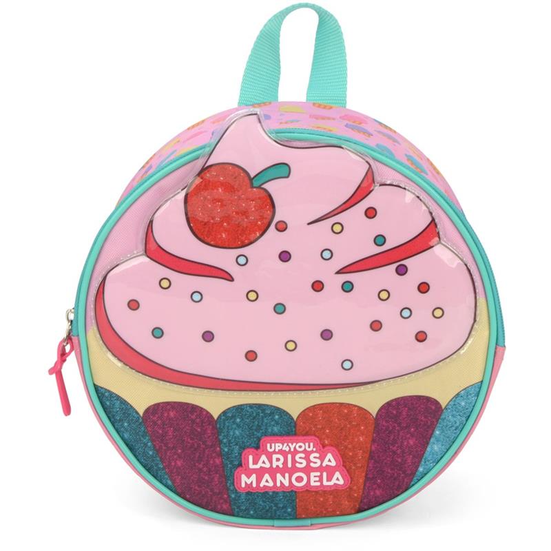 LANCHEIRA TÉRMICA UP4YOU CUPCAKE MÃO E COSTAS ROSA - LUXCEL UNIDADE