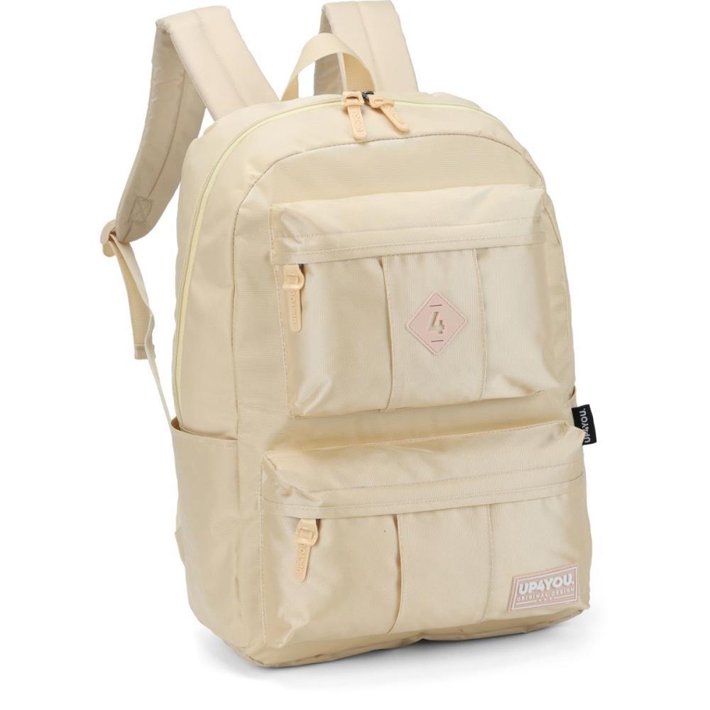 MOCHILA UP4YOU G BEGE - LUXCEL UNIDADE
