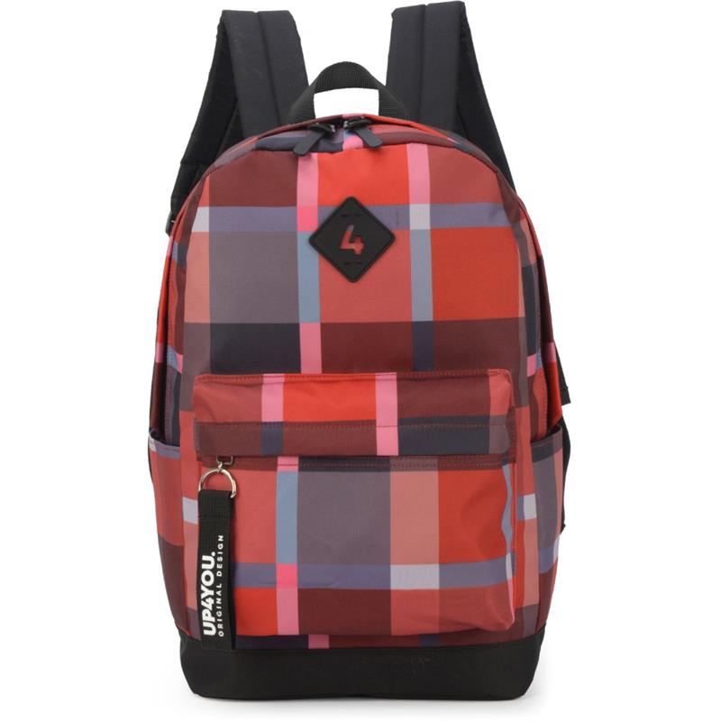 MOCHILA UP4YOU YOU GO GRANDE VERMELHA - LUXCEL UNIDADE