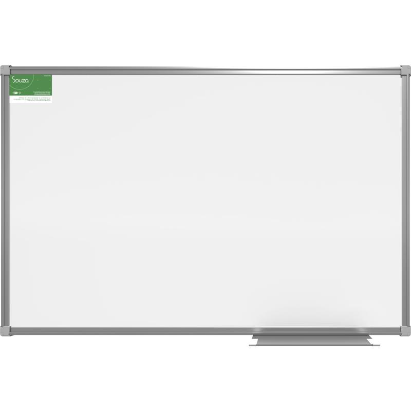 QUADRO BRANCO COM MOLDURA EM ALUMÍNIO STANDARD 120 CM X 90 CM - SOUZA UNIDADE